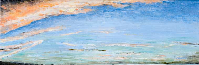 oil painting, sky - Wim Drion, painter