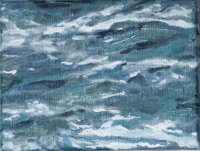 oil painting, clouds - Wim Drion, painter
