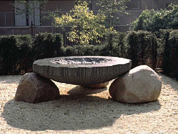 stone water sculpture