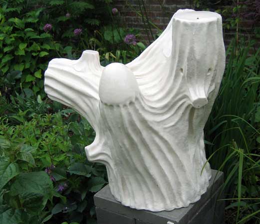 Een marmeren beeld van Adriaan Rees.