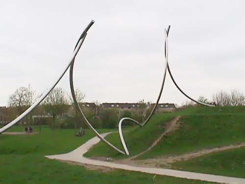 Houten Holland and the sculpture of Lucien den Arend - his site specific sculptures ordered by the city of Houten
