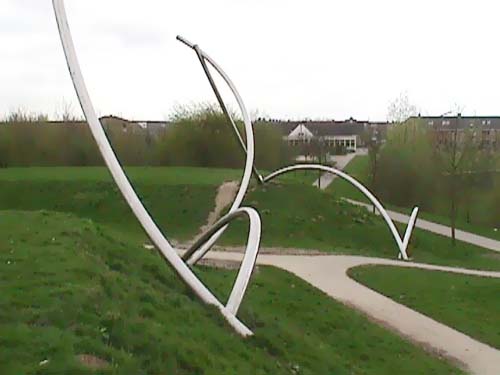 Houten Holland and the sculpture of Lucien den Arend - his site specific sculptures ordered by the city of Houten