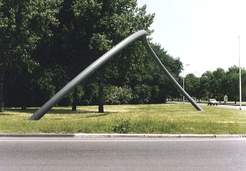 Spijkenisse Holland and the sculpture of Lucien den Arend - his site specific sculptures ordered by the city of Spijkenisse