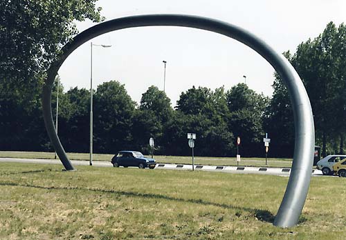 Spijkenisse Holland and the sculpture of Lucien den Arend - his site specific sculptures ordered by the city of Spijkenisse