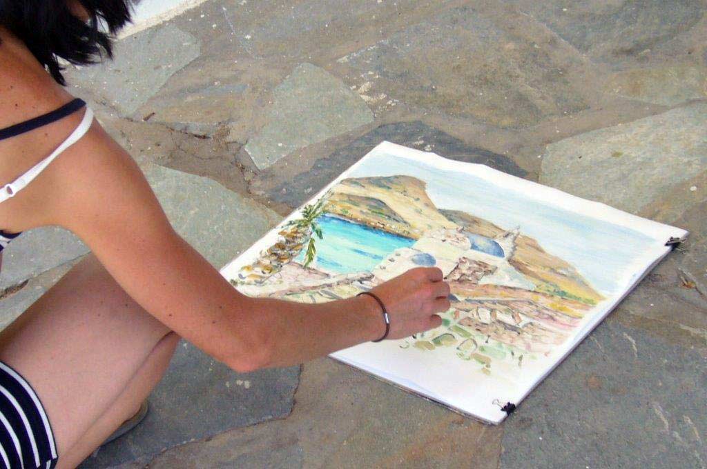 WORKSHOPS - Schilder- en teken cursussen op Paros, Griekenland. Een KUNST eiland.