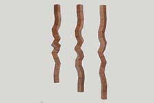 Sculpture by Roland de Jong Orlando - wood.