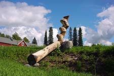 Sculpture by Roland de Jong Orlando - steel.