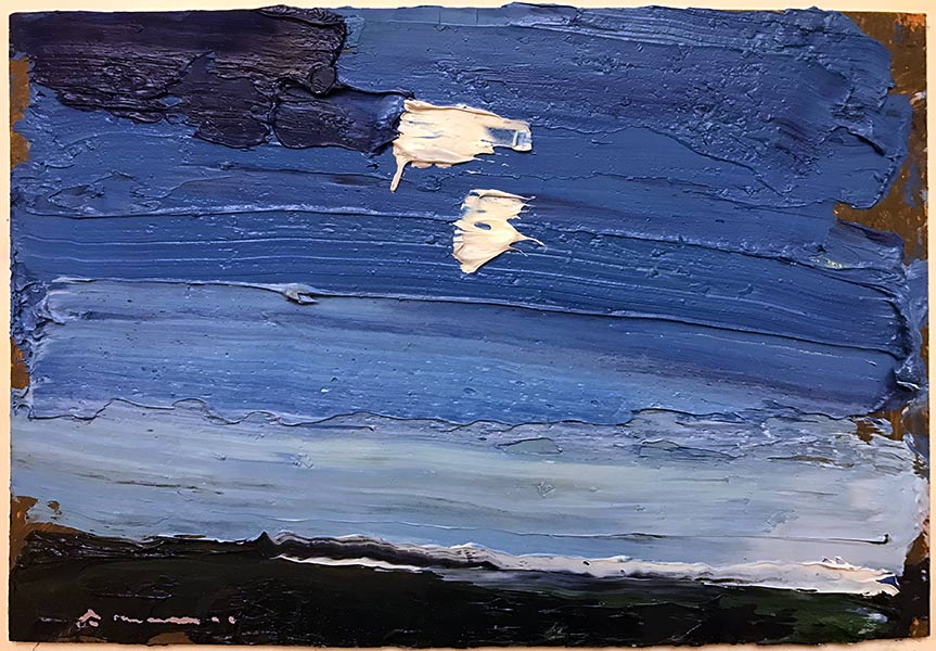 oil paint on cardboard - 2016