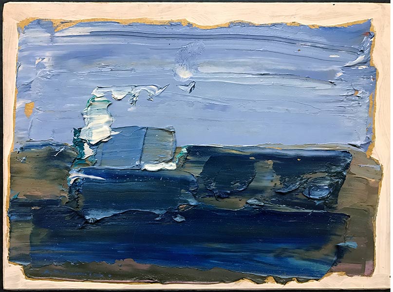 oil paint on cardboard - 2016