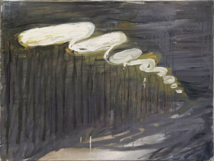 avondwandeling - olieverf op linnen - 80x60 cm - 2011
