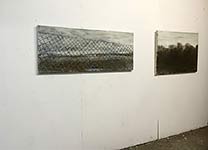 painter Henk Vandenberg, living and working in the 