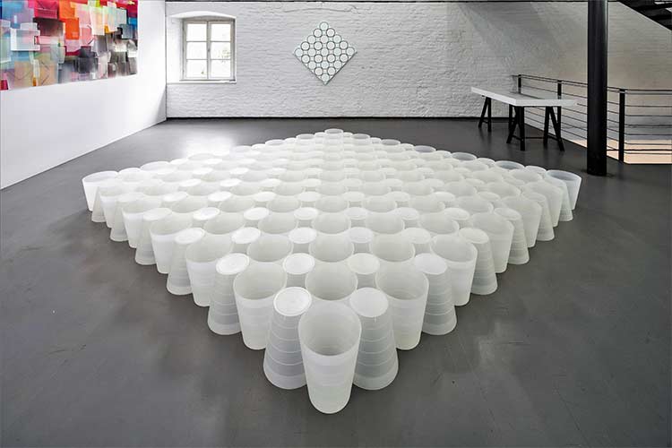 untitled - 2010 - 254 plastic waste paper baskets